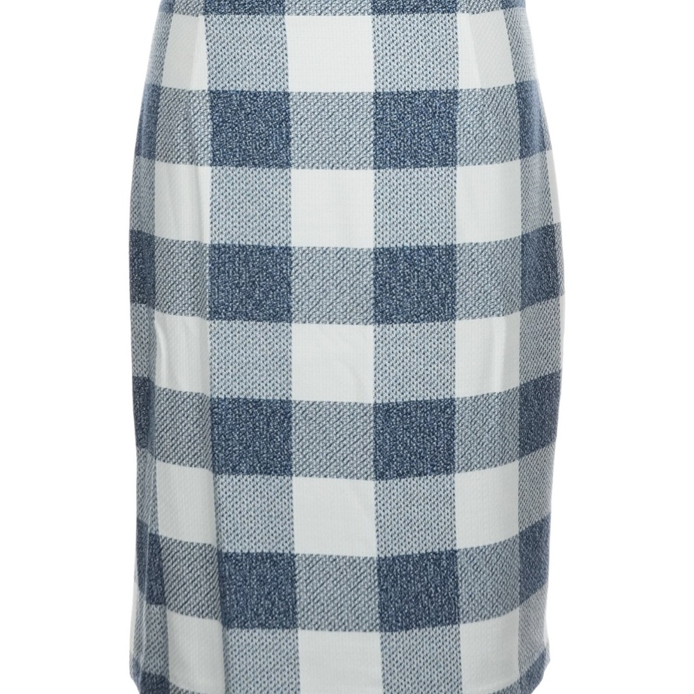Banana Republic Navy and White Pencil Skirt - Picture 2 of 5